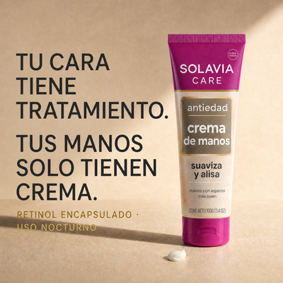 Crema de manos con retinol